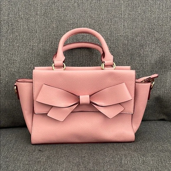 Stylish Pink Bow Handbag for Coquette Fashion | TikTok Elegant Pink Bow Handbag display picture 1